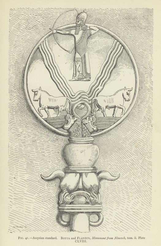 Asyryjski standard autorstwa French School