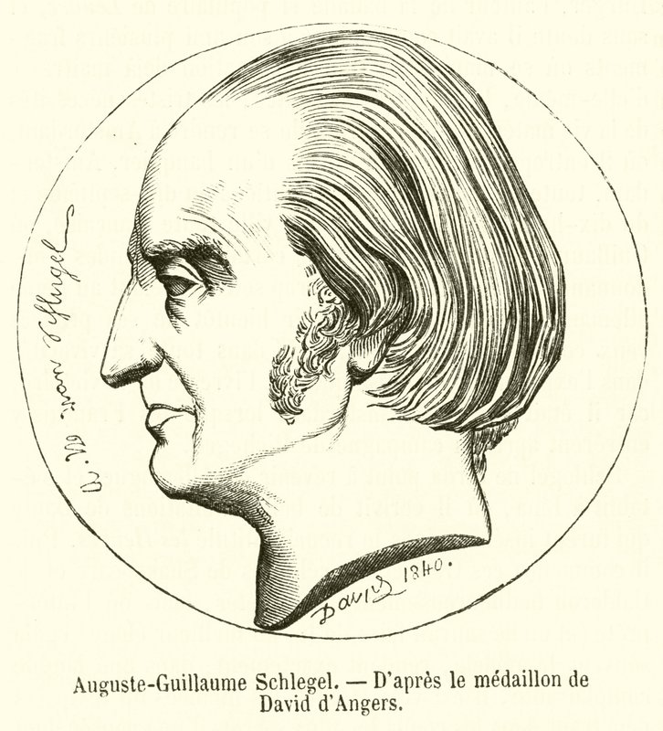 Auguste-Guillaume Schlegel (grafika) autorstwa French School