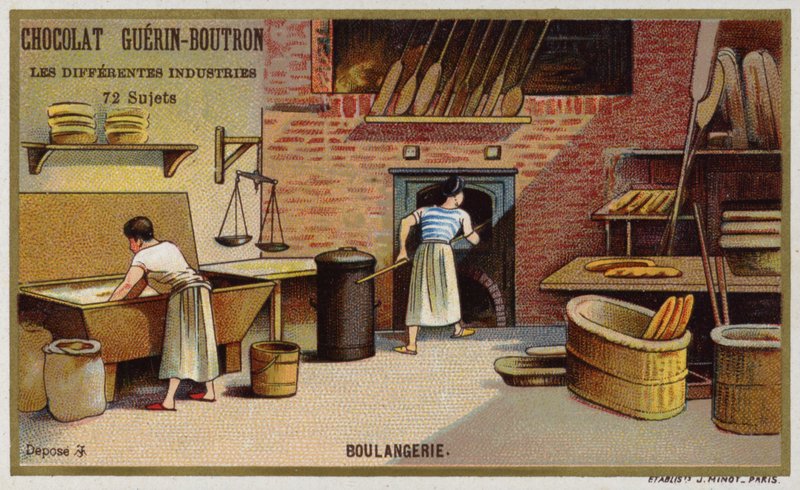 Piekarnia (chromolitho) autorstwa French School