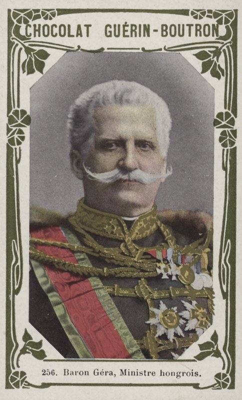 Baron Gera, węgierski minister (kolorowe zdjęcie) autorstwa French School