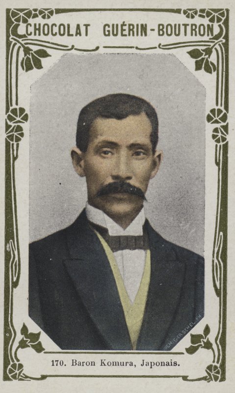 Baron Komura, Japończyk (kolorowe zdjęcie) autorstwa French School