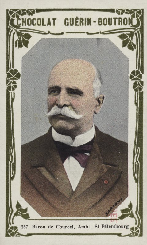 Baron de Courcel, ambasador, Sankt Petersburg (kolorowe zdjęcie) autorstwa French School