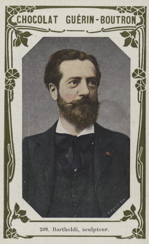 Bartholdi, rzeźbiarz (kolorowe zdjęcie) autorstwa French School