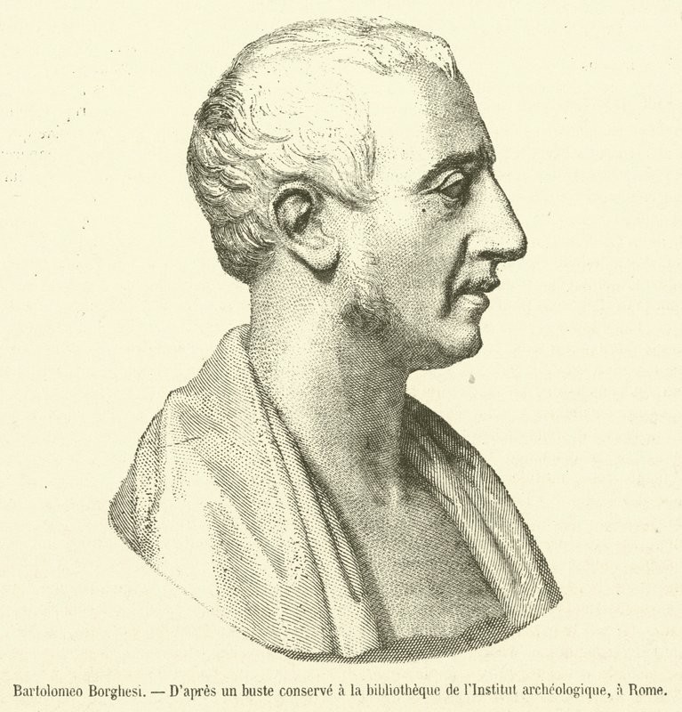 Bartolomeo Borghesi (Grawerowanie) autorstwa French School