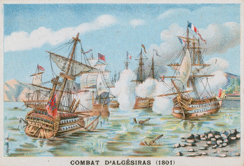Bitwa pod Algeciras; 1801 autorstwa French School