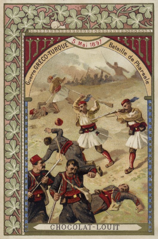 Bitwa pod Farsalą, wojna grecko-turecka, 5 maja 1897 autorstwa French School