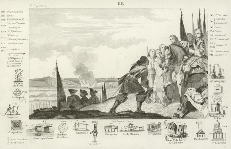 Bitwa pod Fontenoy, 1745 autorstwa French School