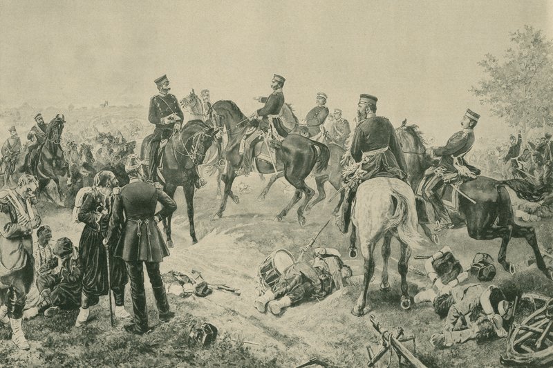 Bitwa pod Gravelotte, wojna francusko-pruska, 18 sierpnia 1870 r autorstwa French School
