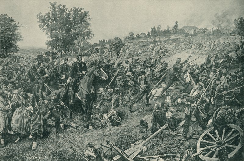Bitwa o Worth, wojna francusko-pruska, 6 sierpnia 1870 autorstwa French School