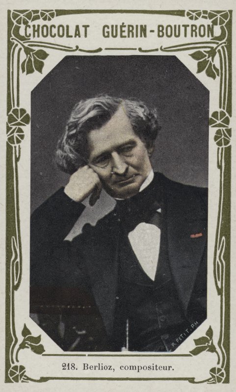 Berlioz, kompozytor (kolorowe zdjęcie) autorstwa French School