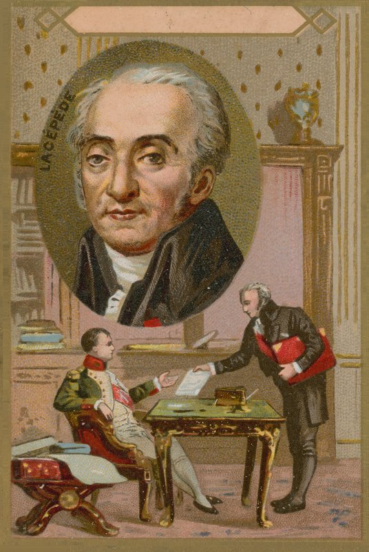 Bernard Germain de Lacepede, francuski przyrodnik (1756-1825) autorstwa French School