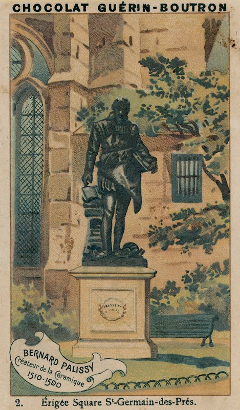 Bernard Palissy, Twórca Ceramiki, 1510-1590, Plac Erigee St-Germain-des-Pres autorstwa French School