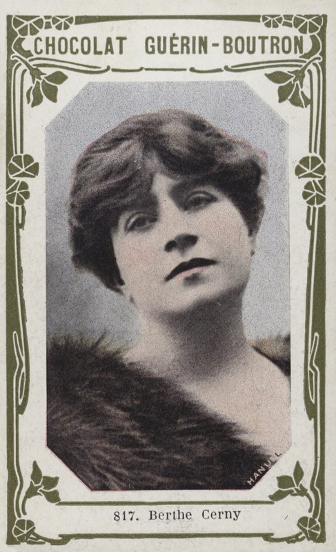 Berthe Cerny (kolorowe zdjęcie) autorstwa French School