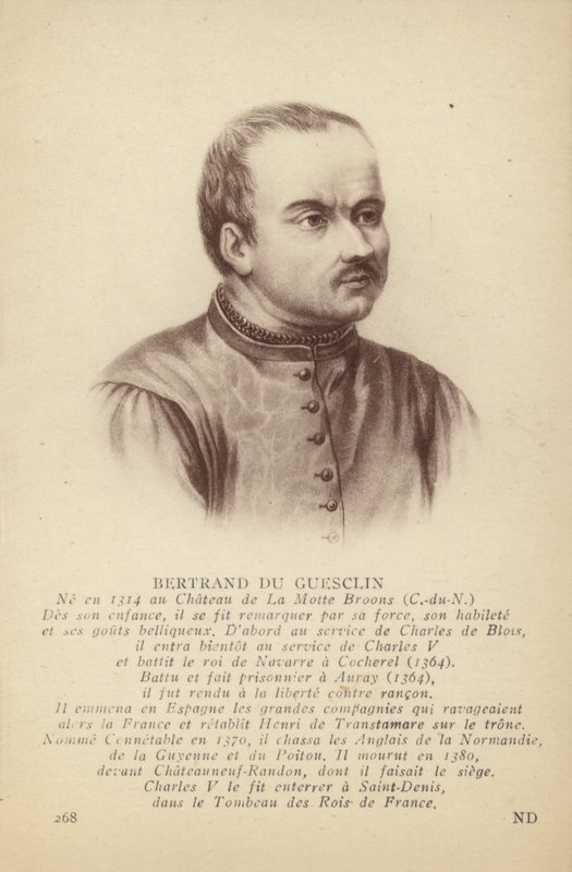 Bertrand du Guesclin autorstwa French School