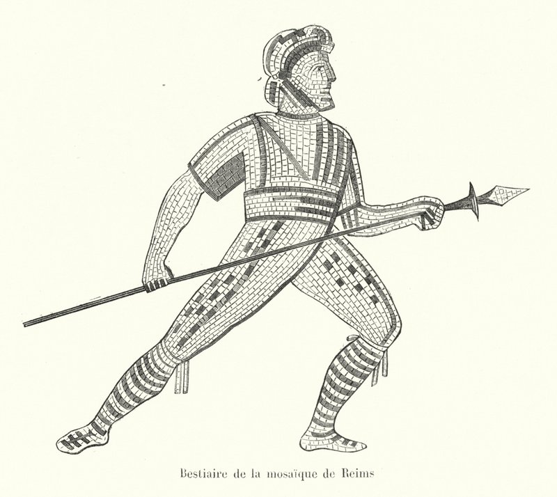 Bestiariusz mozaiki Reims (grafika) autorstwa French School