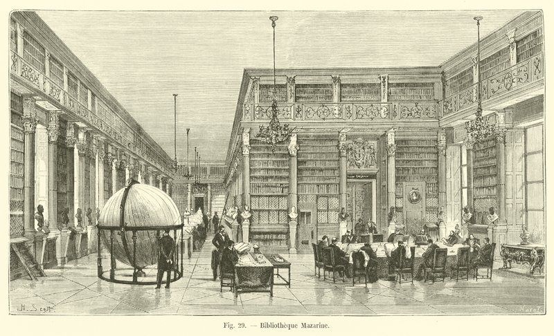 Biblioteka Mazarine autorstwa French School
