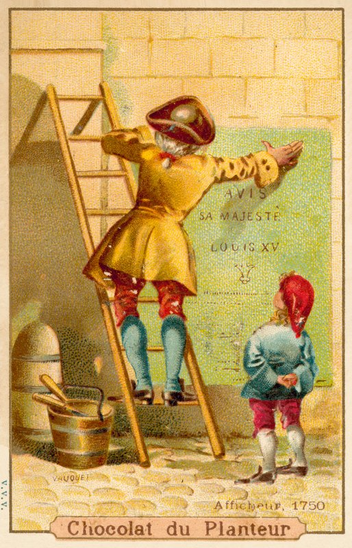 Plakat rachunku autorstwa French School