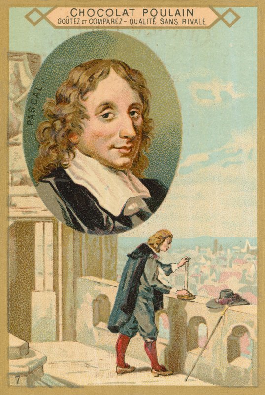 Blaise Pascal, francuski matematyk i fizyk autorstwa French School