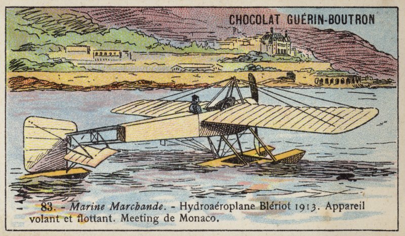 Wodnosamolot Bleriot autorstwa French School