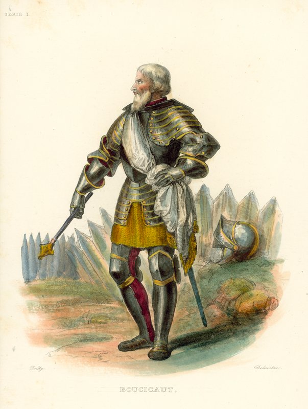 Boucicaut (kolorowy grawer) autorstwa French School