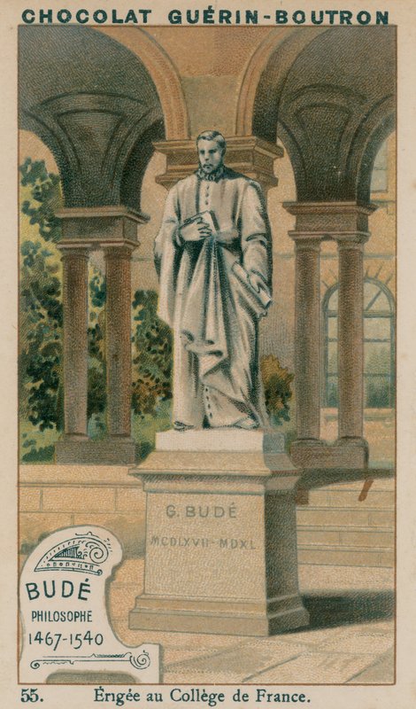 Bude, filozof, 1467-1540, wzniesiony w College de France autorstwa French School