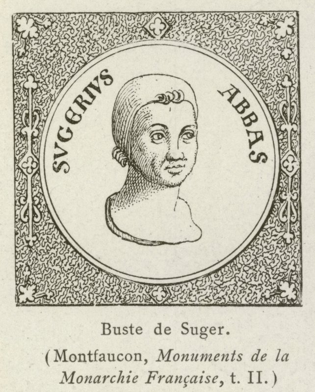 Buste de Suger (grawerunek) autorstwa French School
