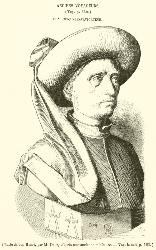 Popiersie Don Henri (grawerowanie) autorstwa French School