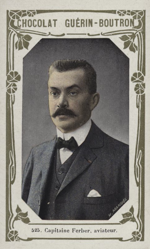Kapitan Ferber, lotnik (kolorowe zdjęcie) autorstwa French School