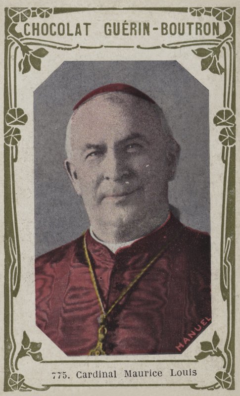 Kardynał Maurice Louis (kolorowe zdjęcie) autorstwa French School