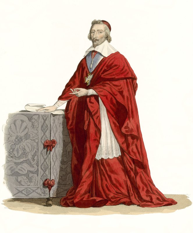 Kardynał Richelieu autorstwa French School