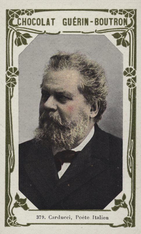 Carducci, włoski poeta (kolorowe zdjęcie) autorstwa French School