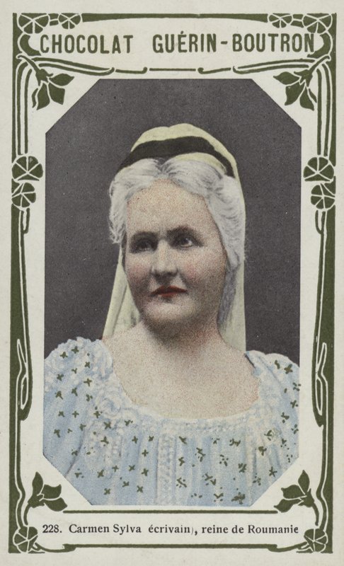 Carmen Sylva pisarka, królowa Rumunii (kolorowe zdjęcie) autorstwa French School