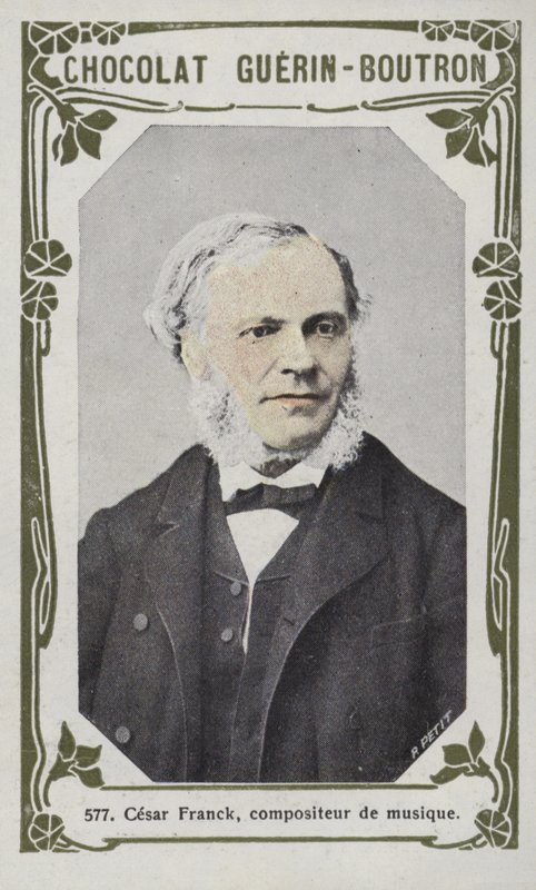 Cesar Franck, kompozytor (kolorowe zdjęcie) autorstwa French School