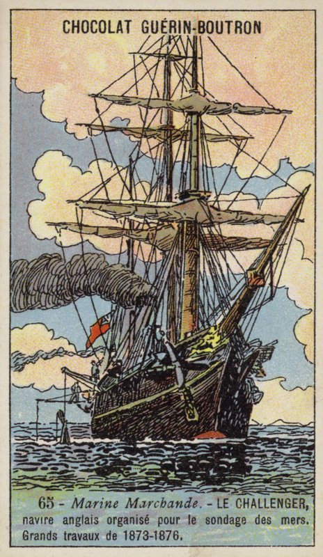 Challenger, brytyjski statek przystosowany do podjęcia wyprawy badawczej oceanograficznej autorstwa French School