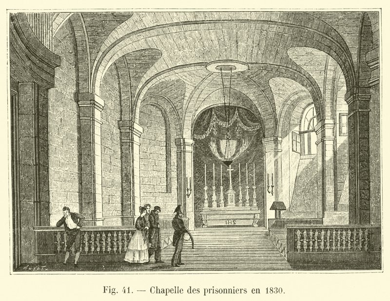 Kaplica Więźniów w 1830 r. autorstwa French School