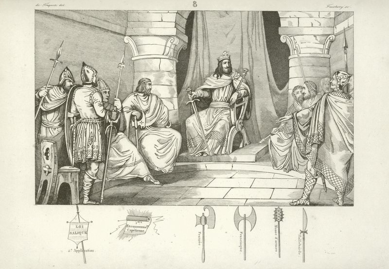 Charibert I, frankoński król Paryża autorstwa French School