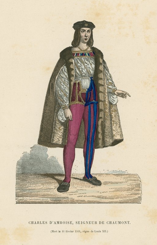 Karol II Damboise, Pan Chaumont autorstwa French School