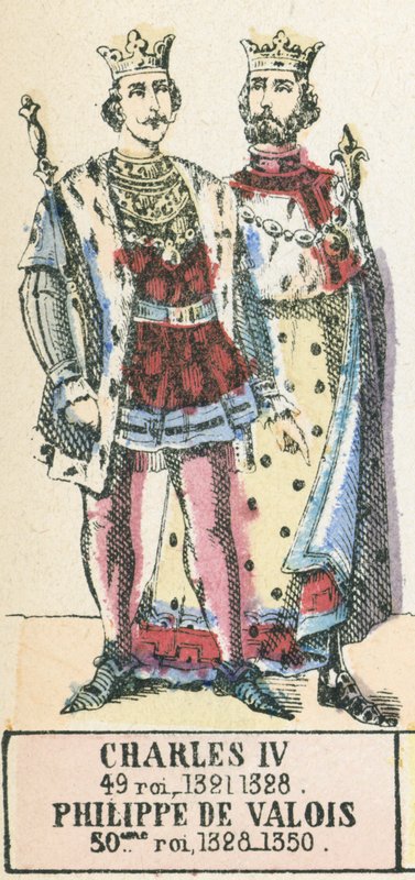 Karol IV, 49 roi autorstwa French School