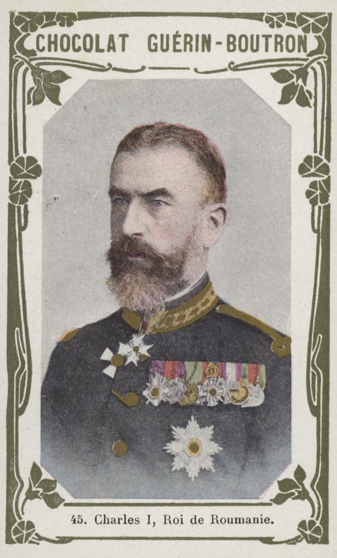 Karol I, król Rumunii (kolorowe zdjęcie) autorstwa French School