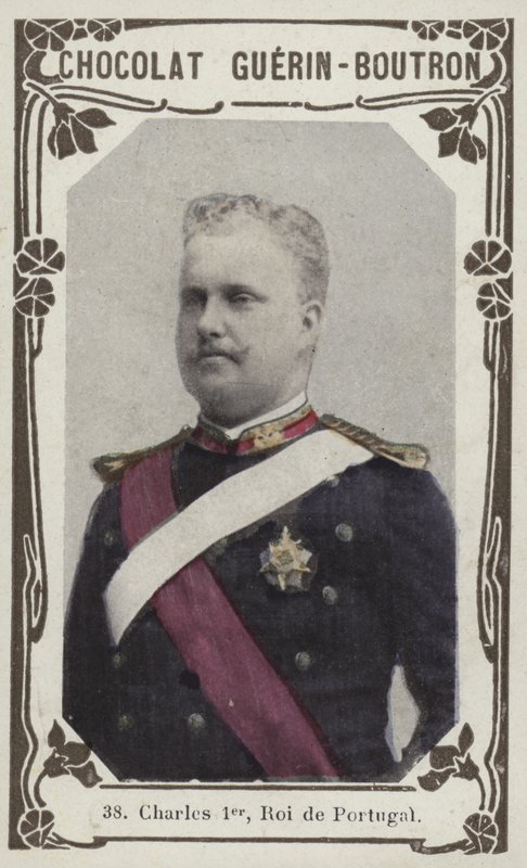 Karol I, król Portugalii (kolorowe zdjęcie) autorstwa French School