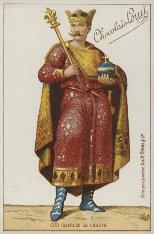 Karol Łysy autorstwa French School