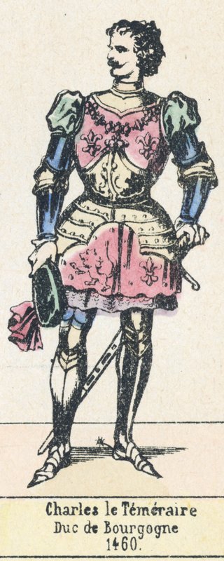 Karol Temeraire, książę Burgundii autorstwa French School