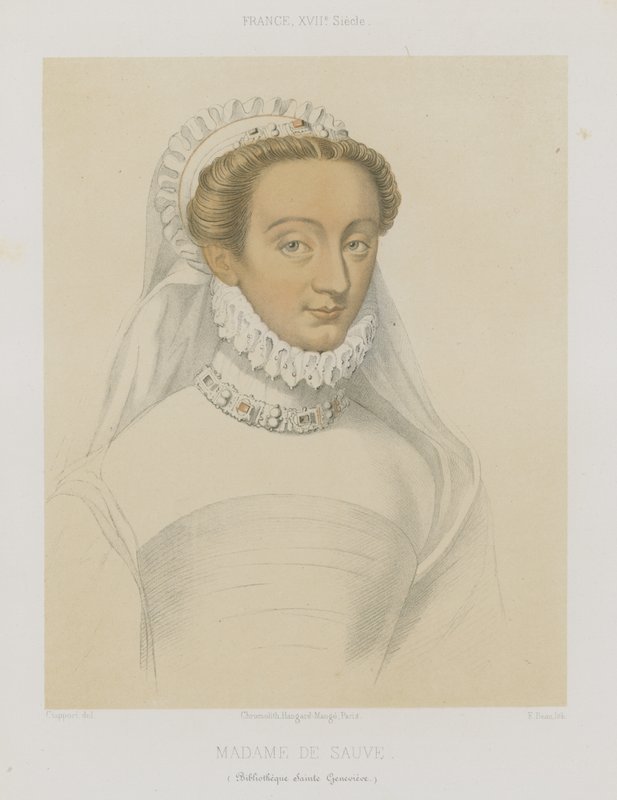 Charlotte z Sauve autorstwa French School