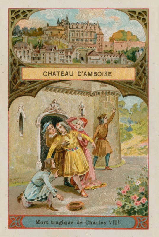 Zamek w Amboise autorstwa French School