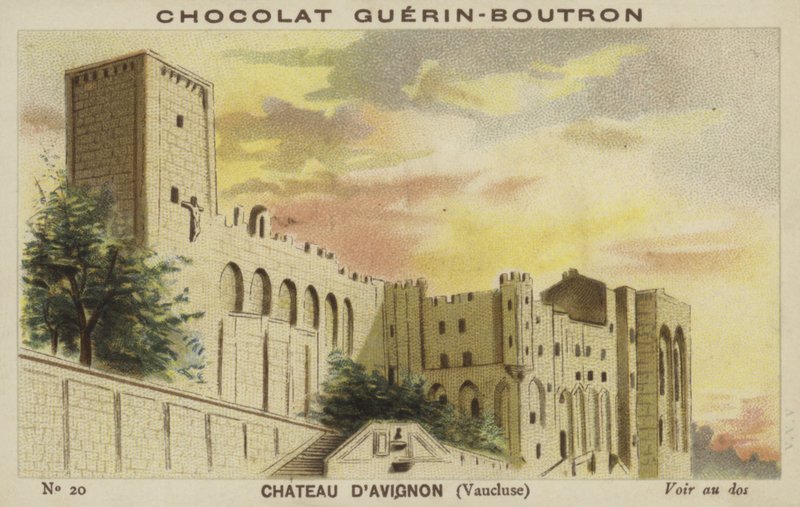 Zamek dAvignon, Vaucluse autorstwa French School