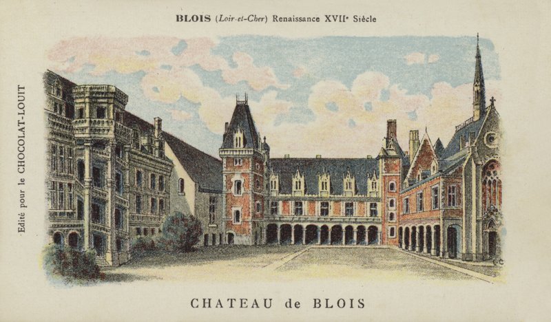 Zamek w Blois, Blois, Loir-et-Cher autorstwa French School