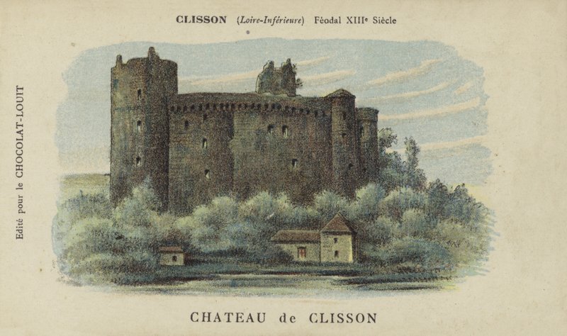 Chateau de Clisson, Clisson, Loire-Inferior autorstwa French School