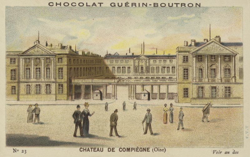 Zamek Compiegne, Oise autorstwa French School