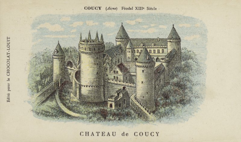 Zamek w Coucy, Coucy, Aisne autorstwa French School