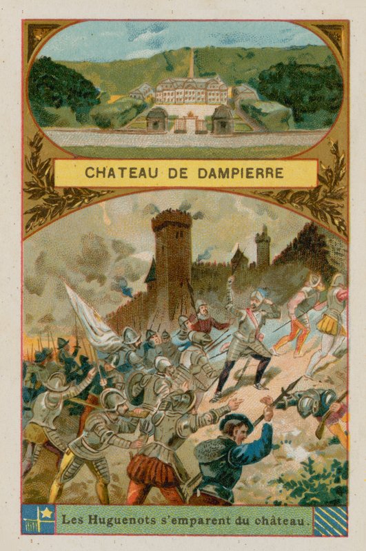 Zamek Dampierre autorstwa French School